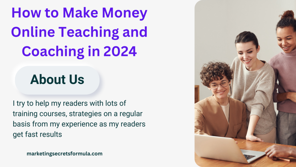 How to Make Money Online Teaching and Coaching in 2024