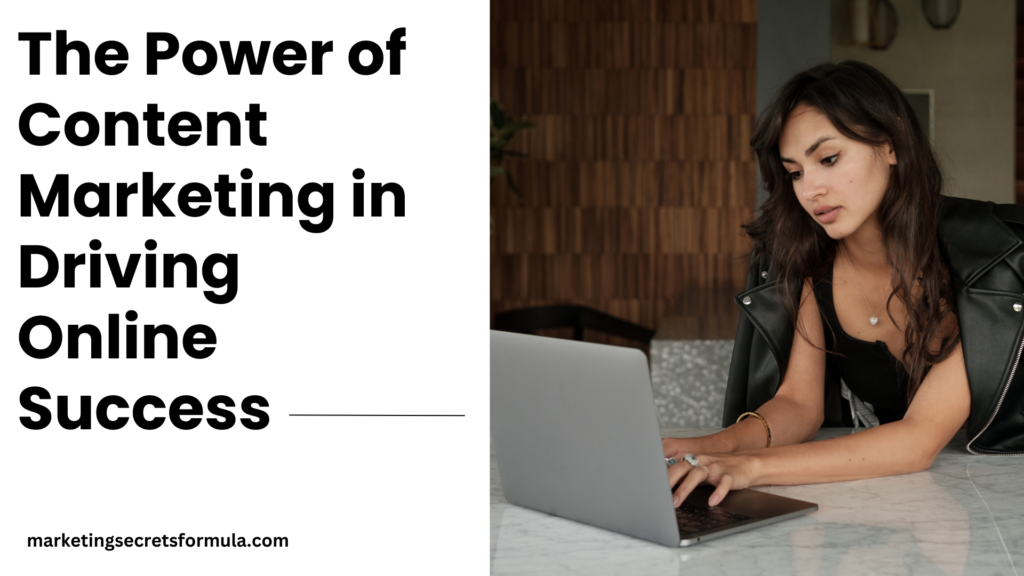 The Power of Content Marketing in Driving Online Success