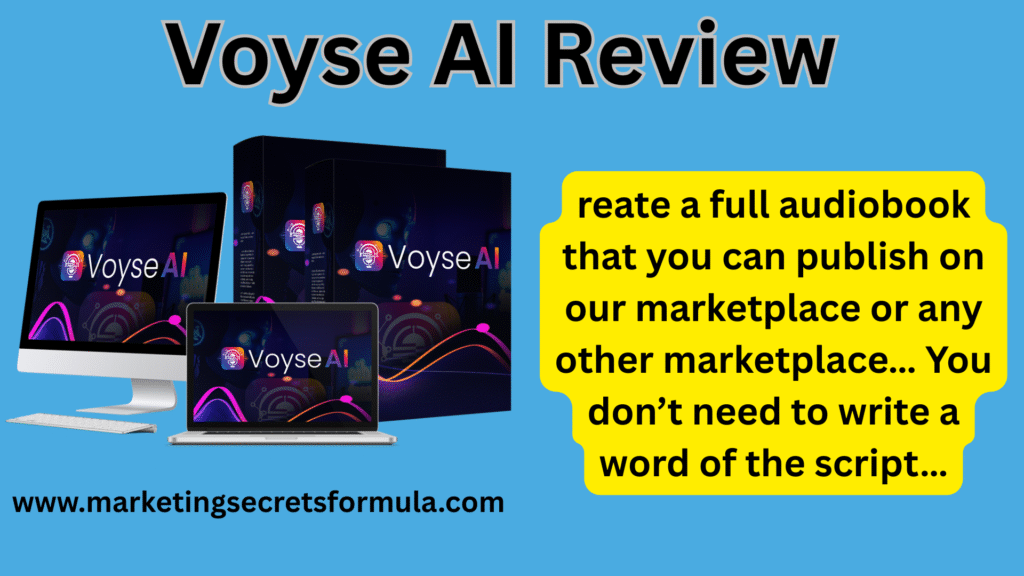 Voyse AI Review – Create Unlimited Audiobooks (By Seyi Adeleke)